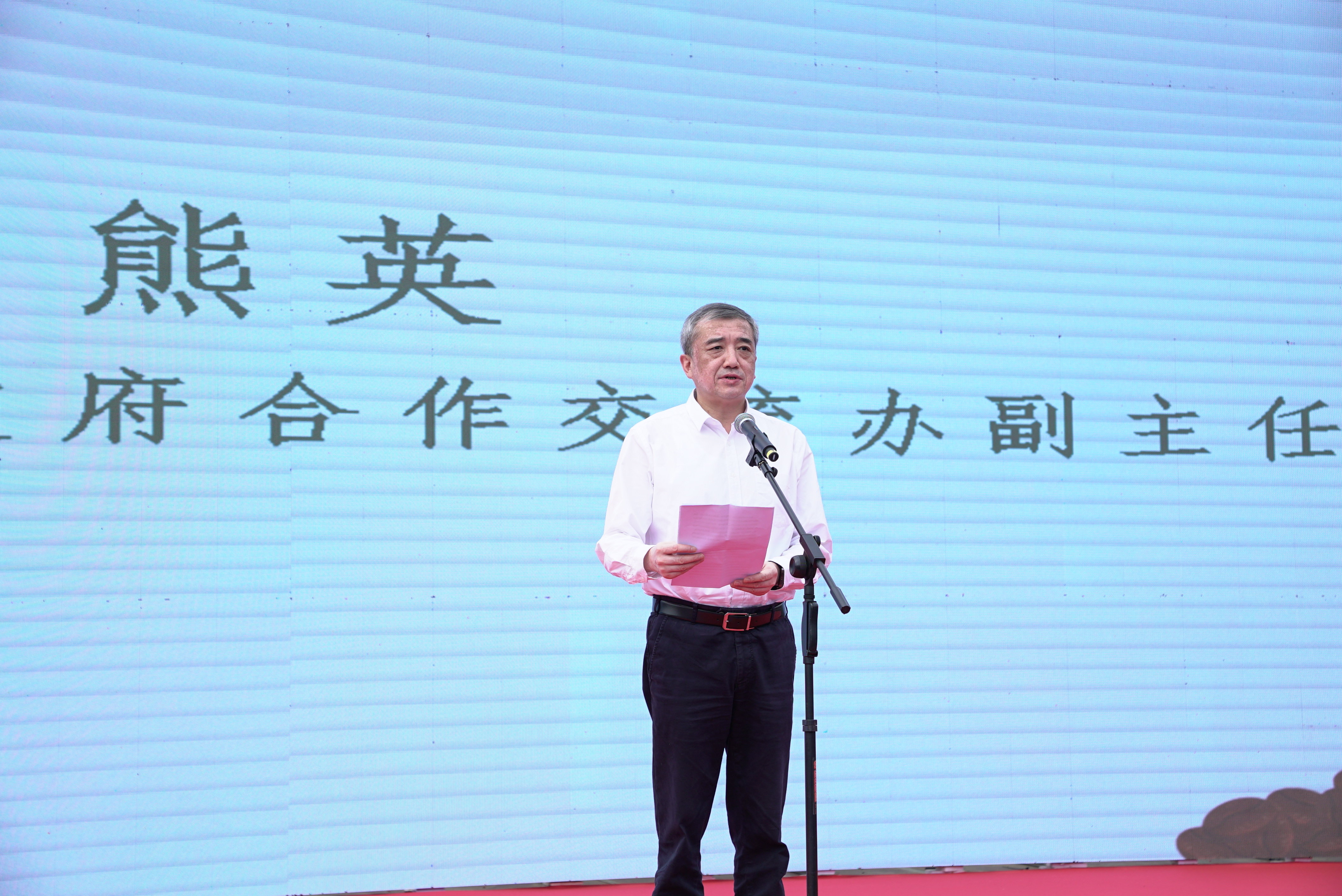 (上海市人民政府合作交流办公室副主任 熊英)