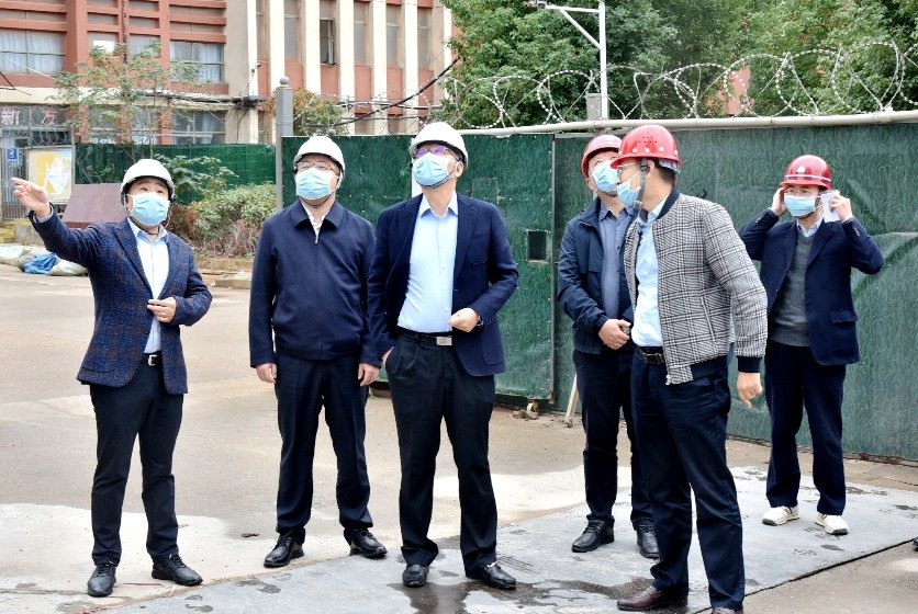 江西工贸职院领导深入在建重点工程项目现场检查指导工作