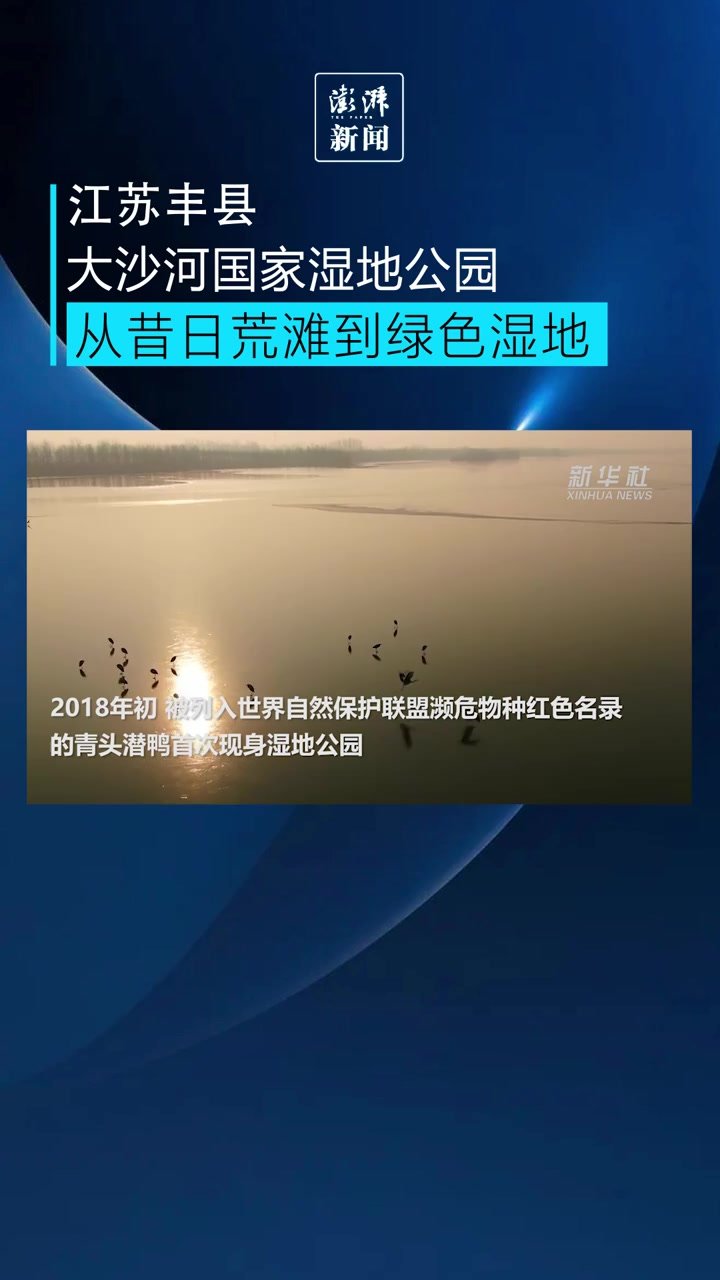 大沙河湿地公园，昔日荒滩变生态旅游目的地