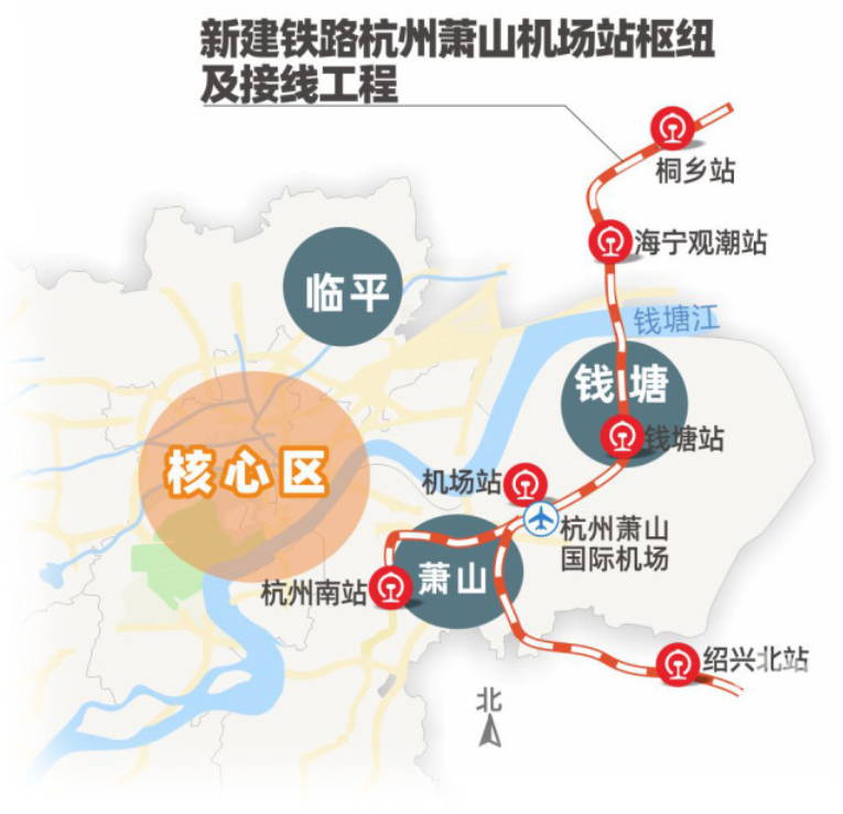 杭州钱塘高铁站征迁启动 高铁新城建设正式拉开序幕凤凰网浙江_凤凰网