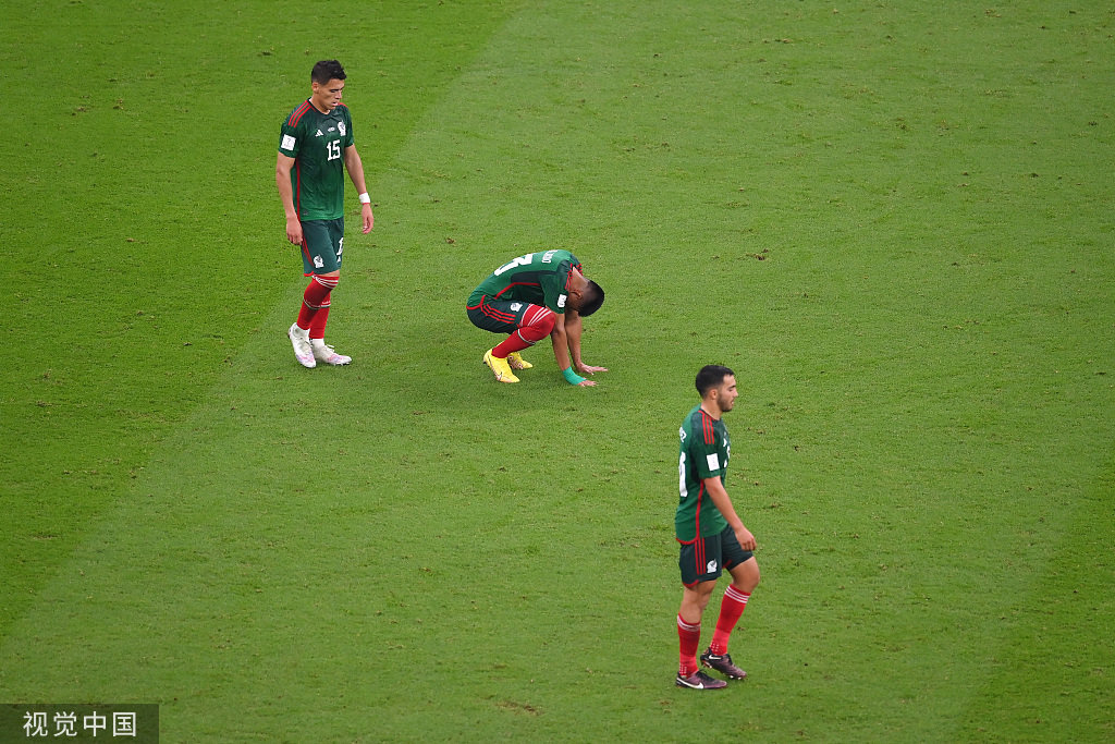 失落的墨西哥球员。