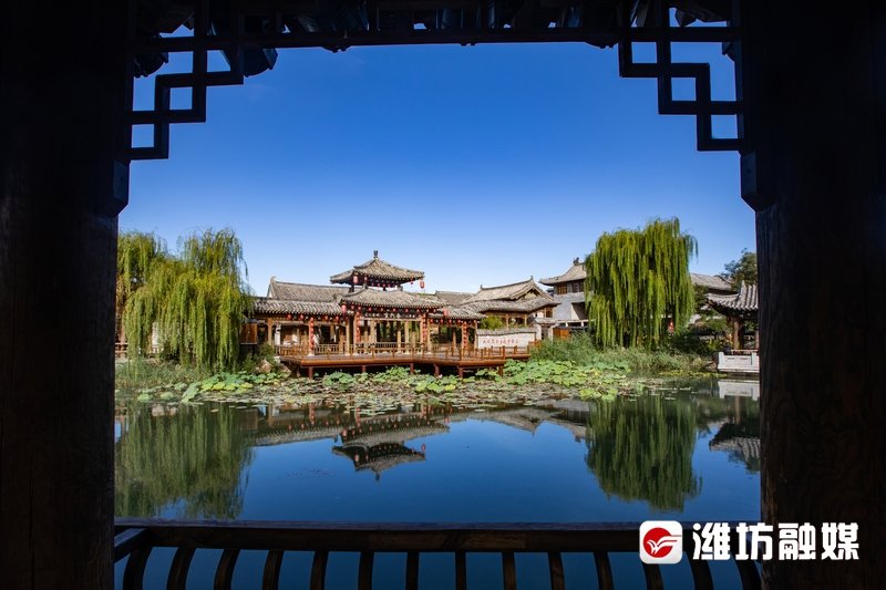 青州古城大舞台。