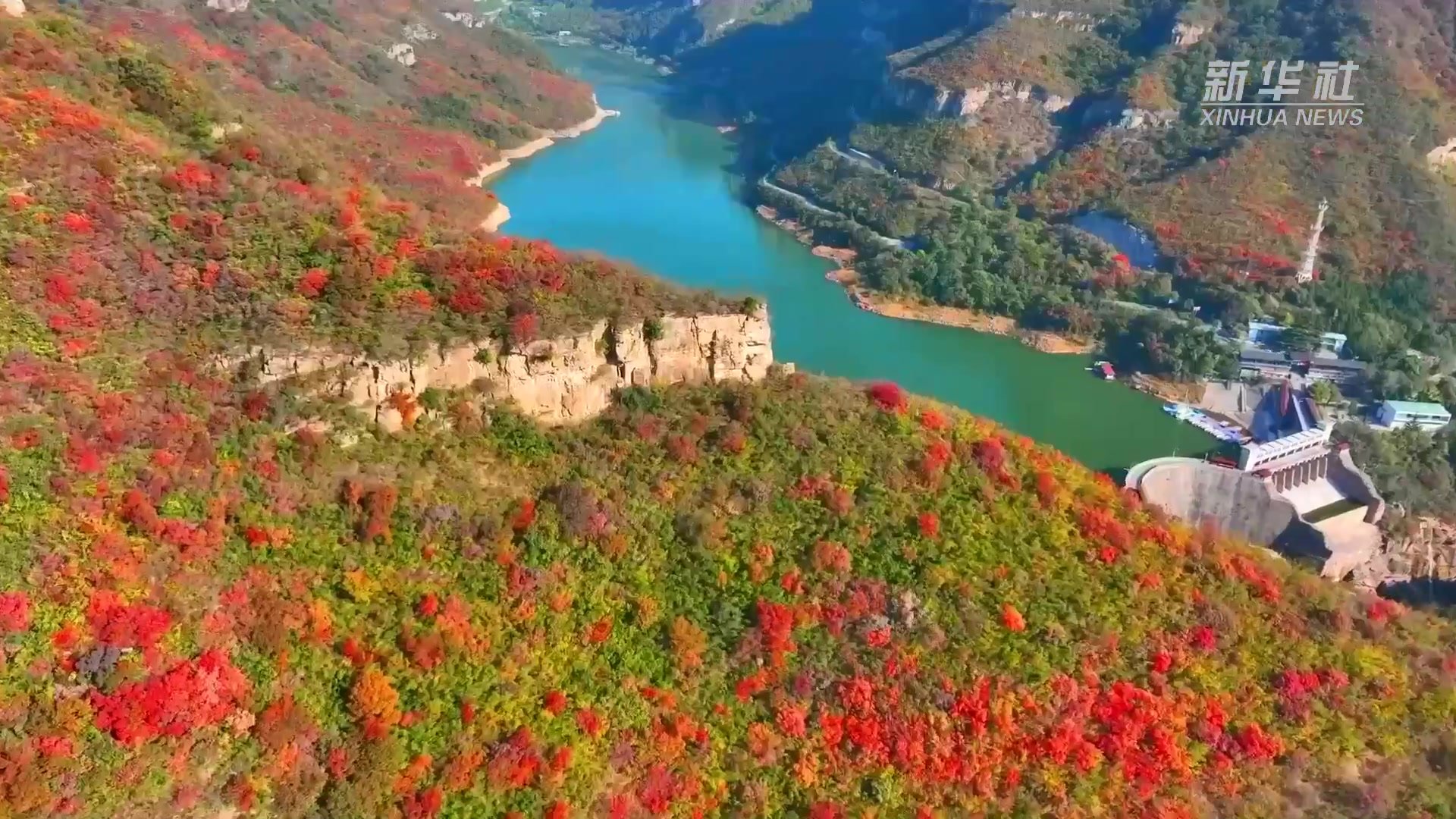 千城胜景｜河南云台山：红叶美如画