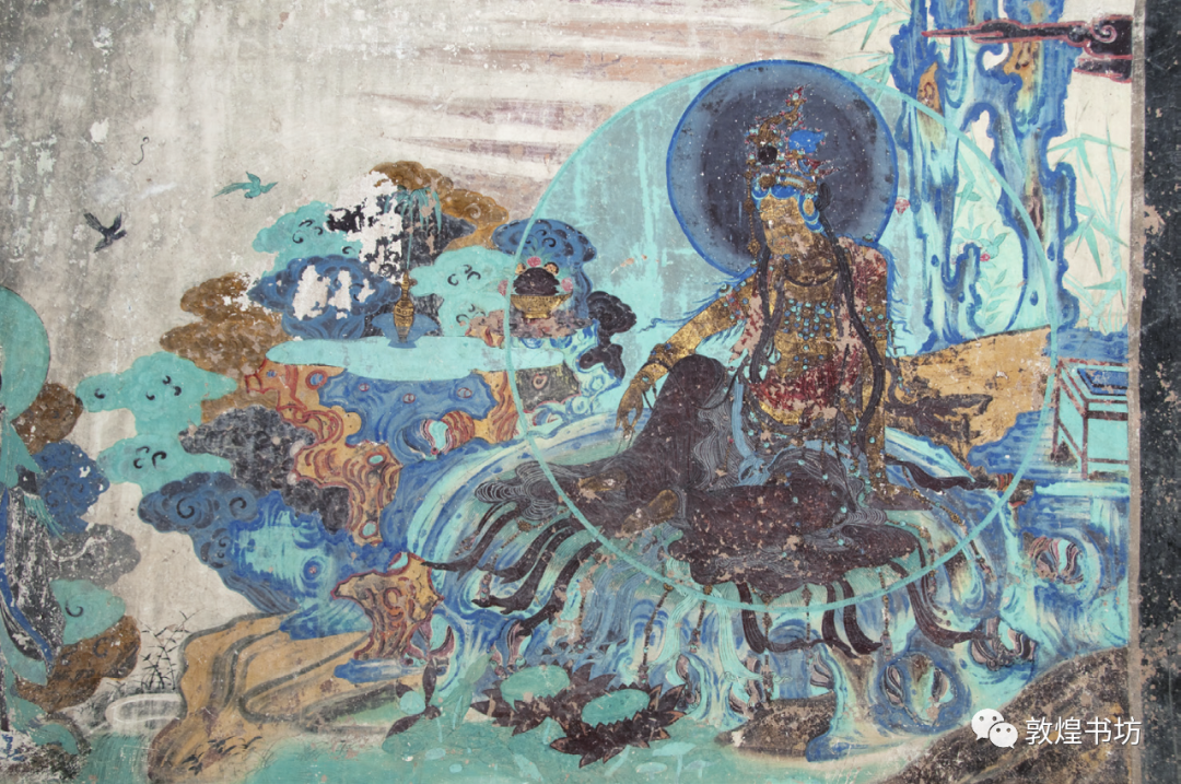 榆林窟第2窟西壁门南侧 水月观音