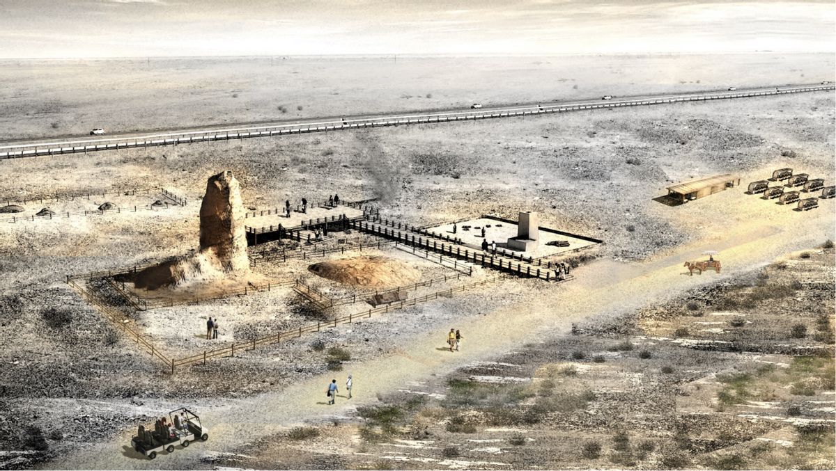 ▲ 敦煌悬泉置遗址