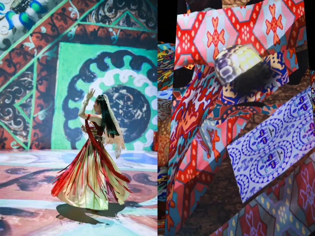 上海遇见敦煌光影展现场