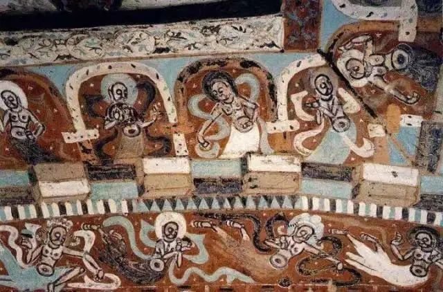 东晋十六国时期 敦煌272窟局部