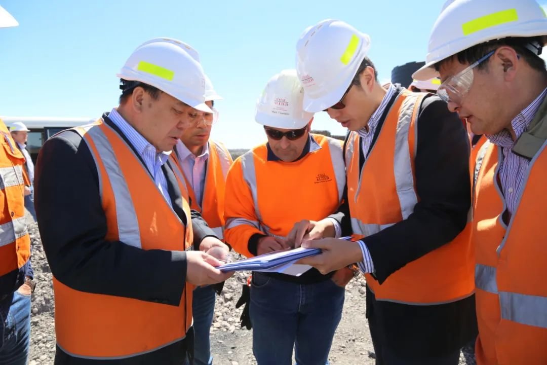 ▲兖矿集团到兖煤澳洲公司调研“大圣项目”