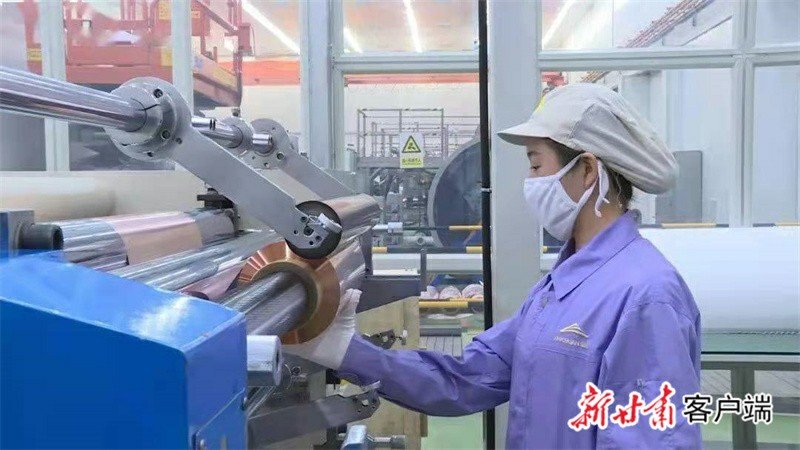 金川集团铜箔生产线