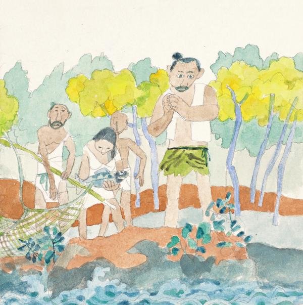 张培成《伏羲织网》