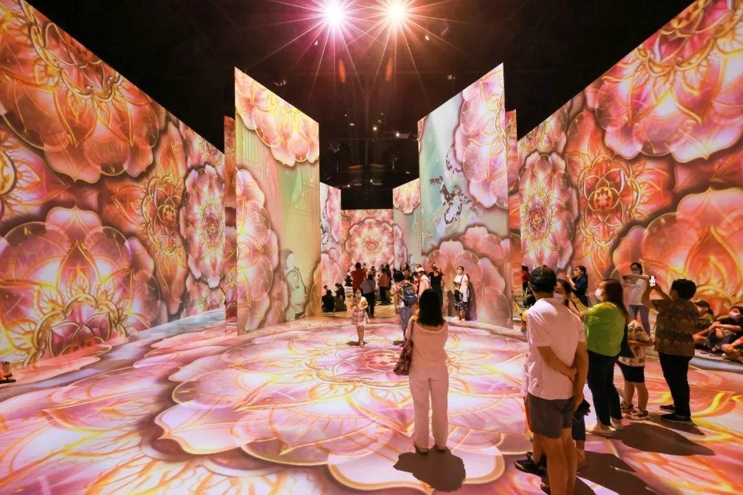 上海遇见敦煌光影展现场