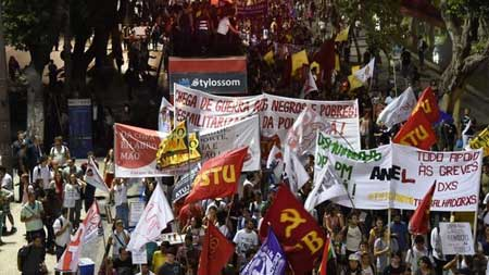 巴西国民抵制世界杯
