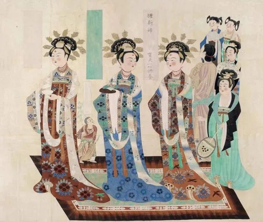 供养人像 莫高窟第9窟 晚唐 图源网络