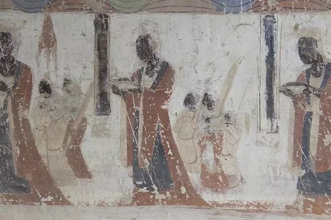 莫高窟 第390窟北壁人像(局部)隋 图源网络