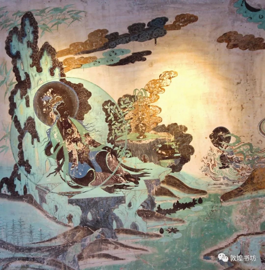 榆林窟第2窟西壁门北侧 水月观音