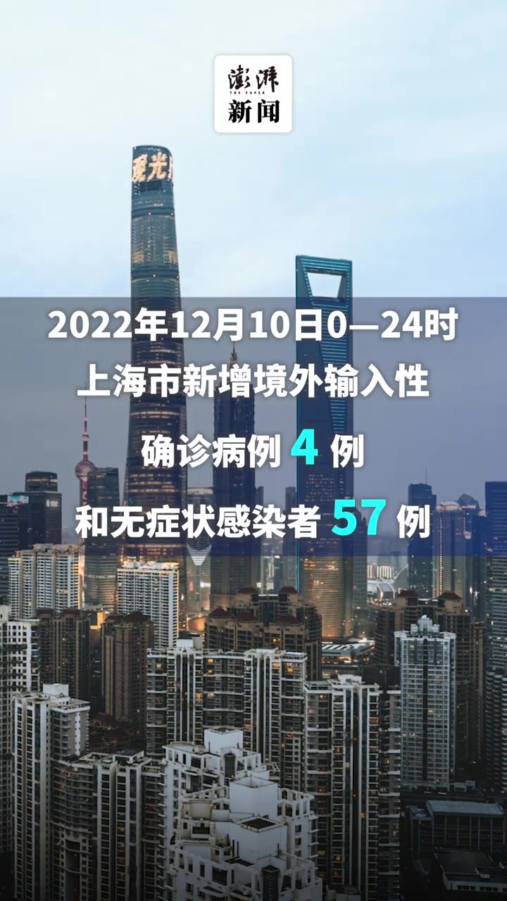 上海新增本土确诊病例4例，新增本土无症状感染者197例