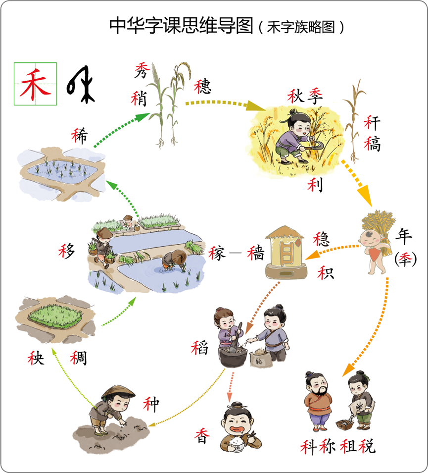 中华字课思维导图
