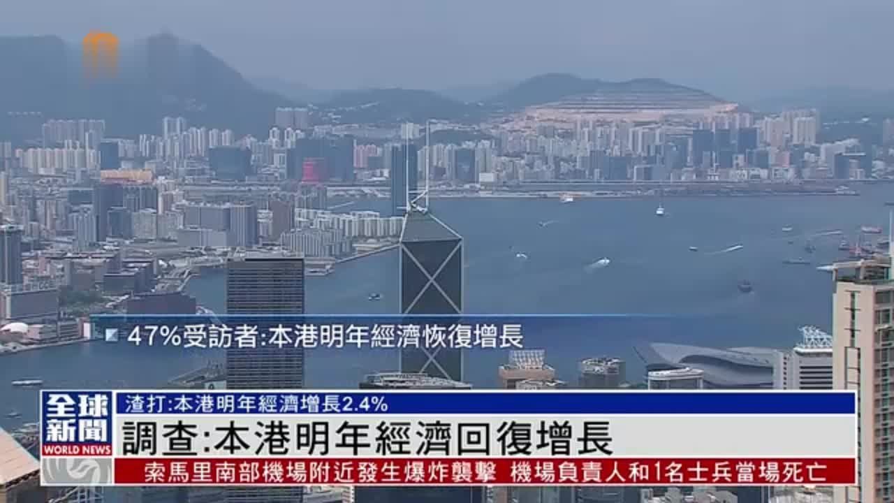 粤语报道｜调查：香港2023年经济回复增长