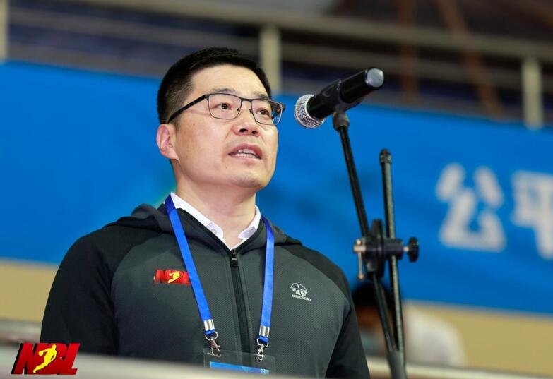郭振明书记宣布2022赛季全国男子篮球联赛开幕