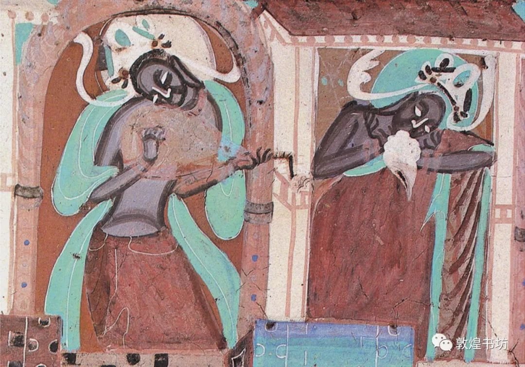 莫高窟第248窟 伎乐天 北魏