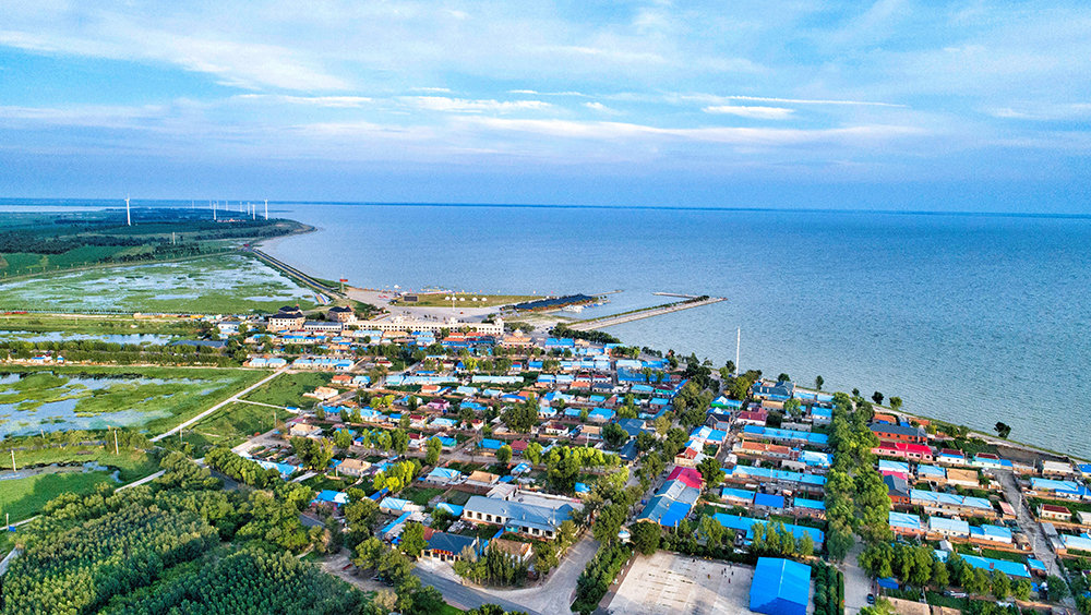 查干湖最美渔村。王佳亮 摄