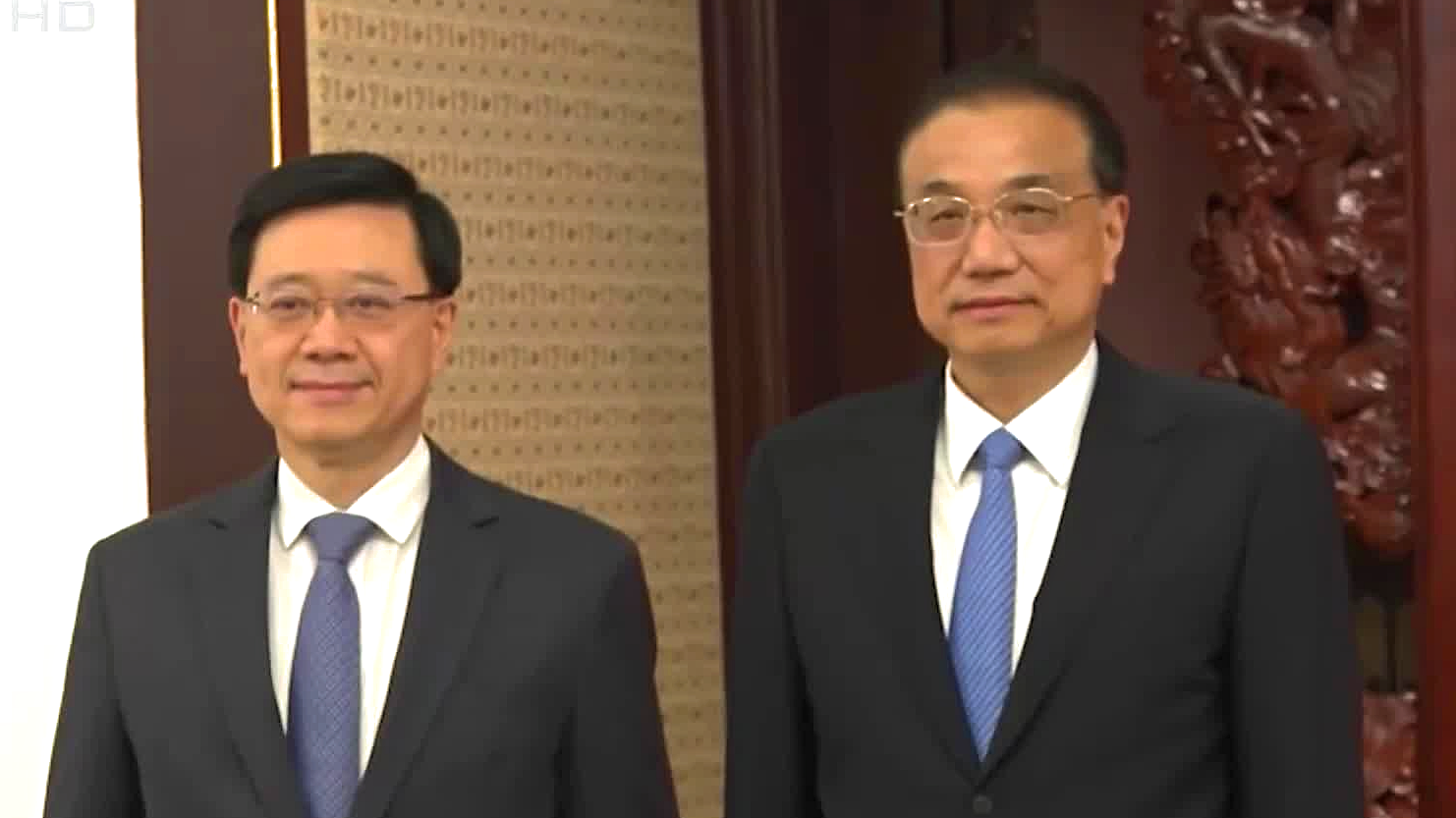 现场回顾｜中国国务院总理李克强会见赴京述职的香港特首李家超