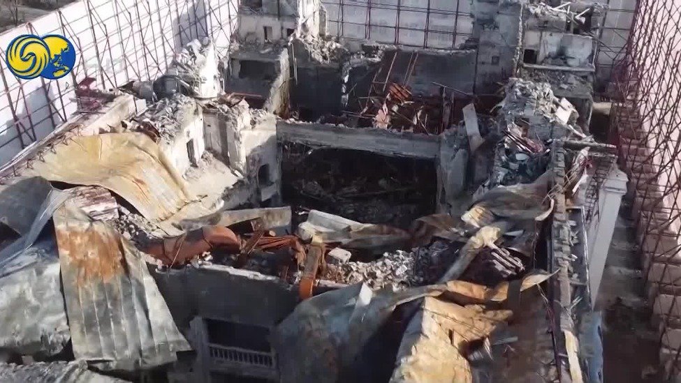 俄拆马里乌波尔剧院 乌斥抹杀文化