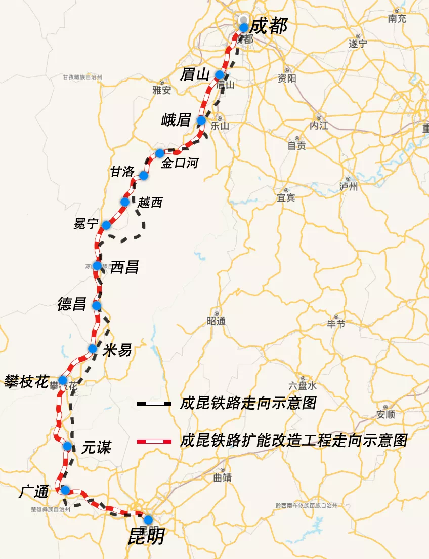 成昆铁路复线即将通车 成都5小时抵拢攀枝花凤凰网重庆_凤凰网