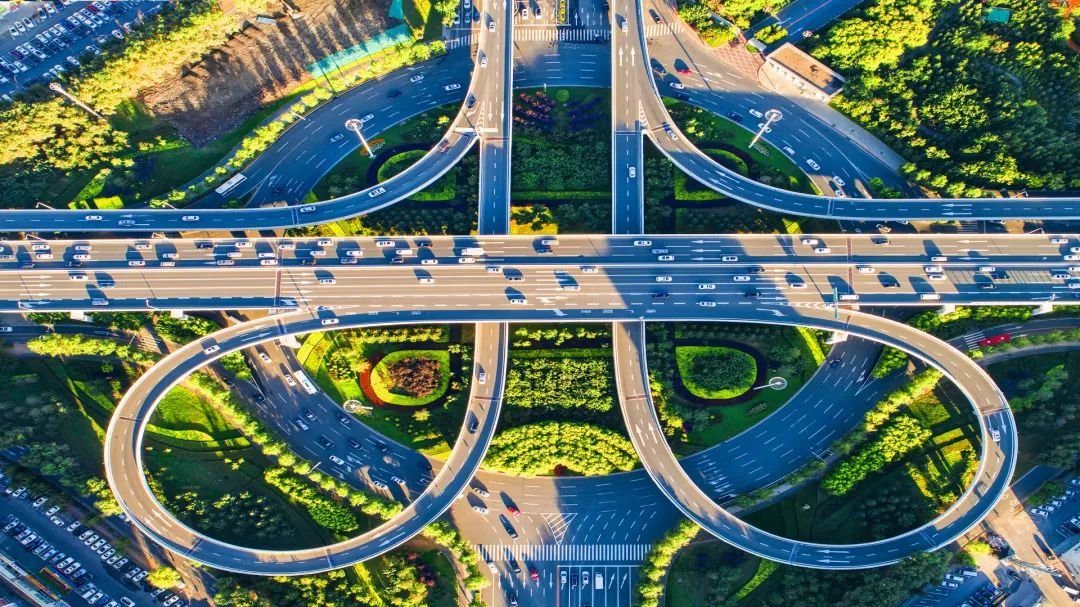 俯瞰景阳立交 陶爱东摄