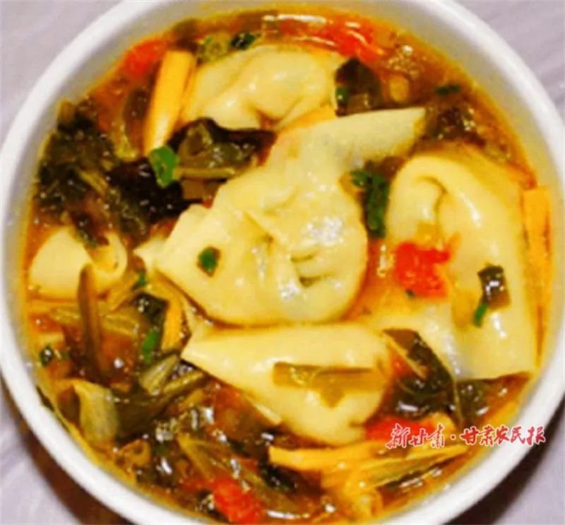 香滑可口的素扁食