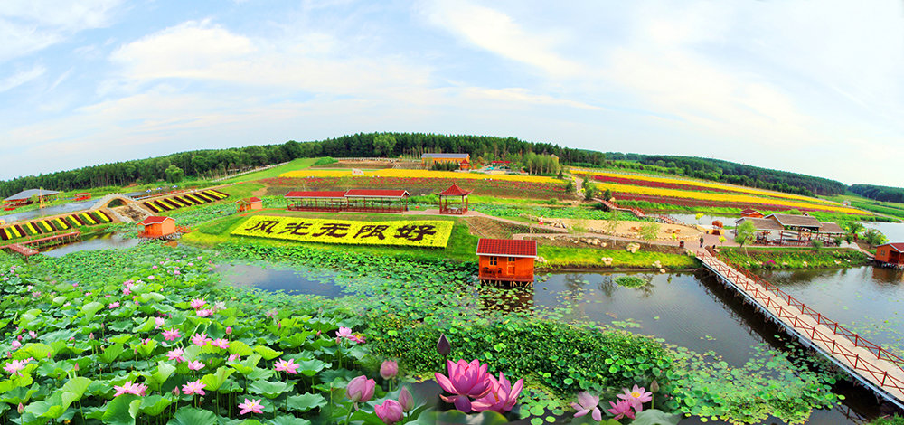 长春净月高新区新湖镇风光。（长春净月高新区党工委宣传部供图）