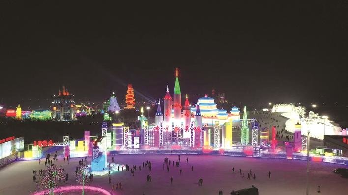 第26届长春冰雪节开幕式现场。 长春市文旅局供图