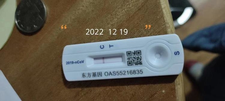 12月19日,张莉转阴