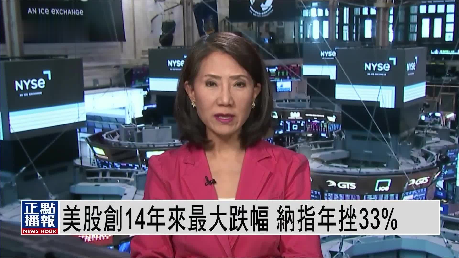 美股创14年来最大跌幅纳指年挫33%