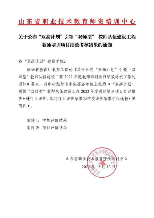 青岛职业技术学院再度获评山东省“双高计划”引领“双师型”教师队伍建设工程教师培训项目绩效考核优秀等次