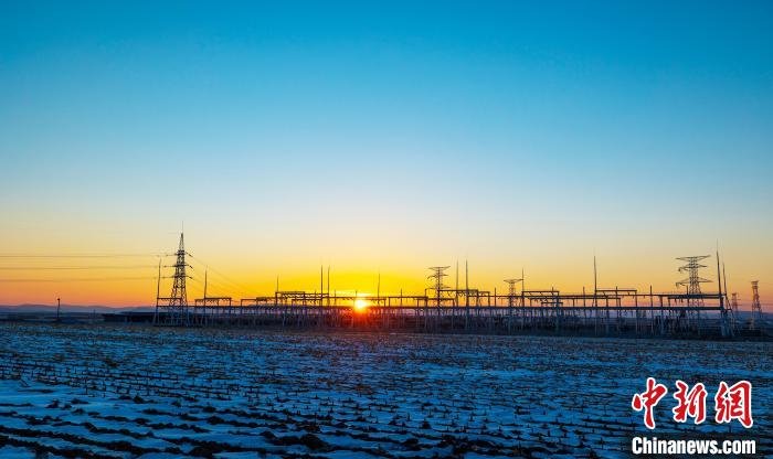 敦化北220千伏输变电工程。 张程 摄