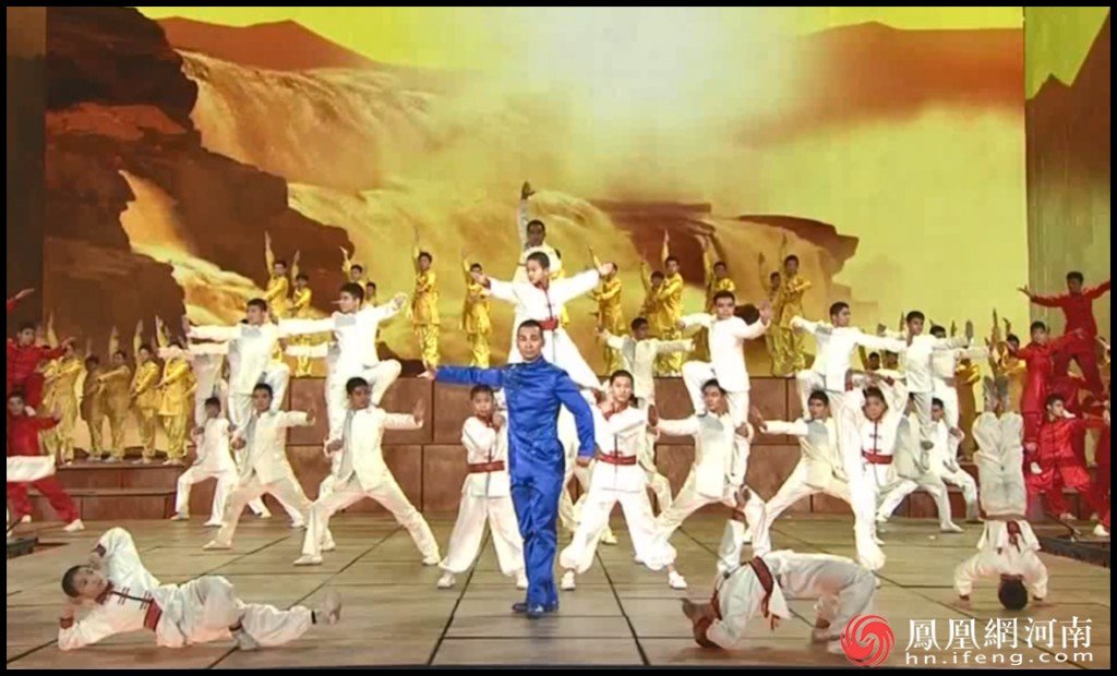 塔沟武校参加2013年央视春晚演出《少年中国》