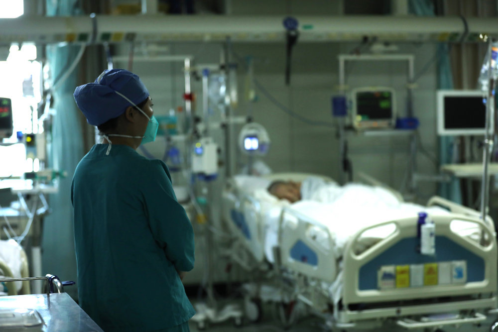 北京重症病房。图片来源:人民日报健康客户端