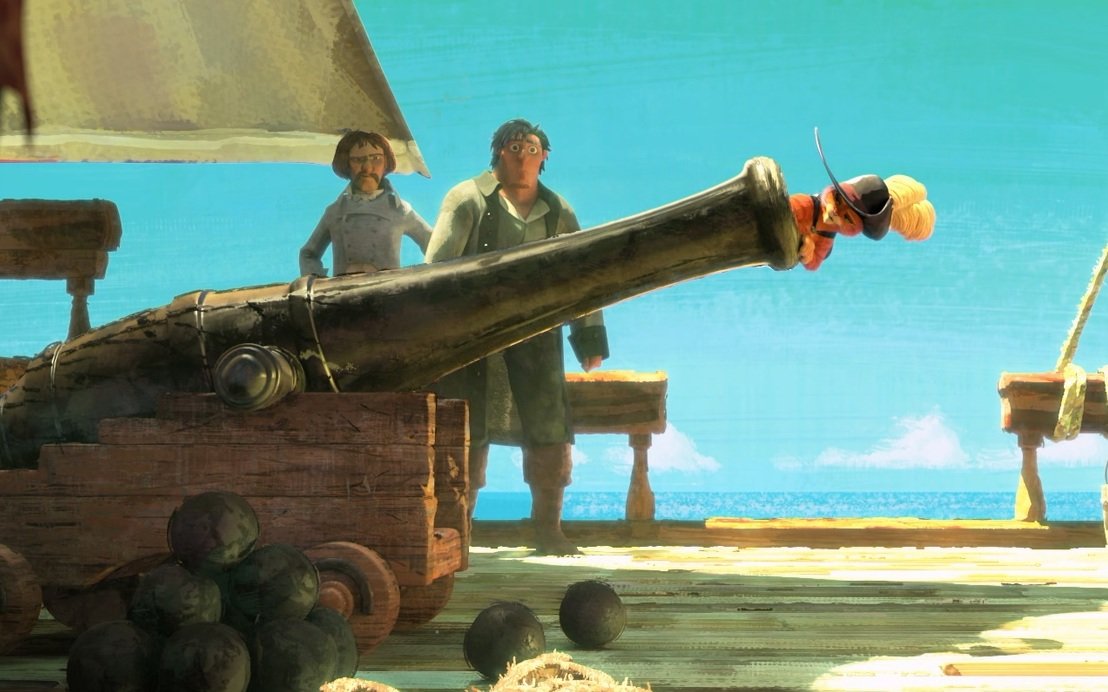 《穿靴子的猫2》剧照。 靴猫在片中展示了各种花样作死。