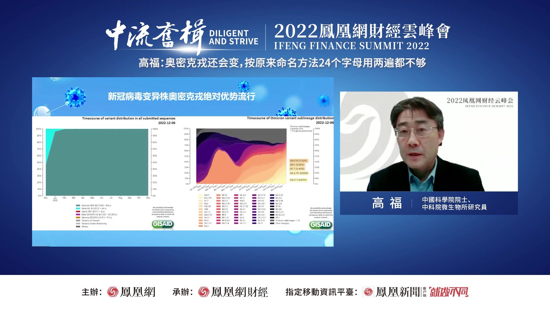 院士高福：奥密克戎还会变，按原来命名方法24个字母用两遍都不够