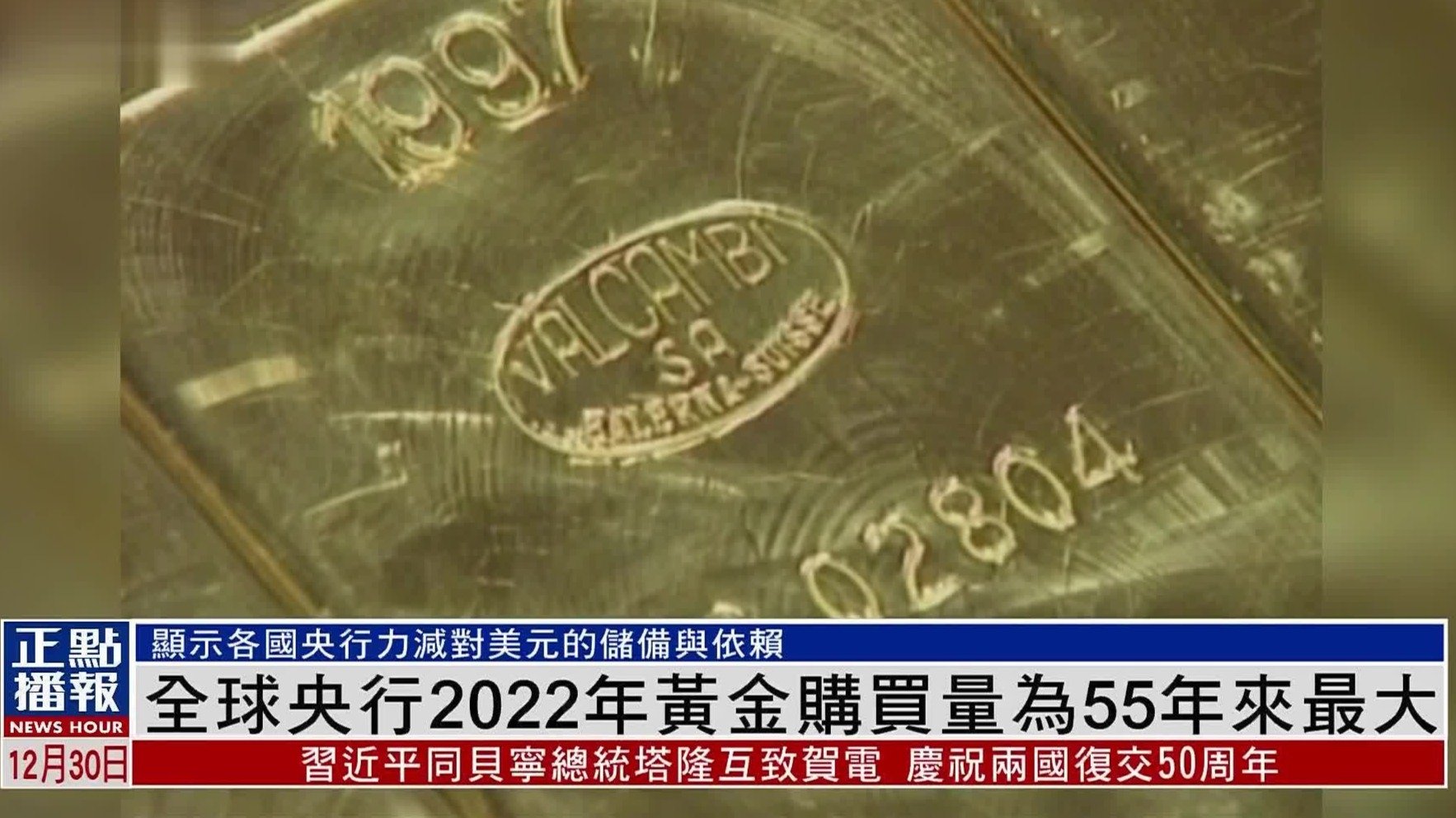 全球央行2022年黄金购买量为55年来最大