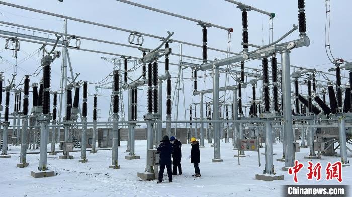敦化北220千伏输变电工程。 张程 摄
