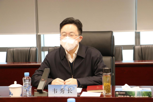 江西省地方金融监管局局长韦秀长在兴业银行南昌分行调研