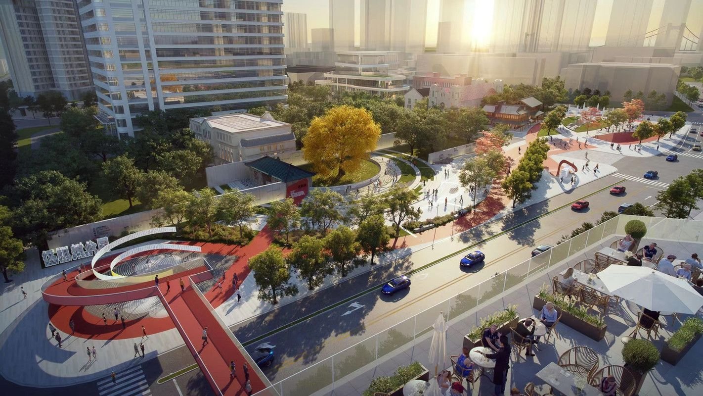 汉阳树公园概念设计效果图之一（以最终建设为准）。