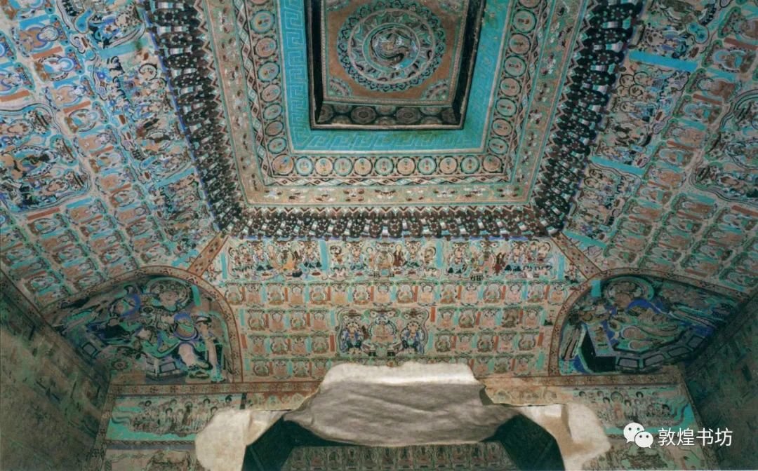 莫高窟第100窟 覆斗顶四角的天王龛 五代