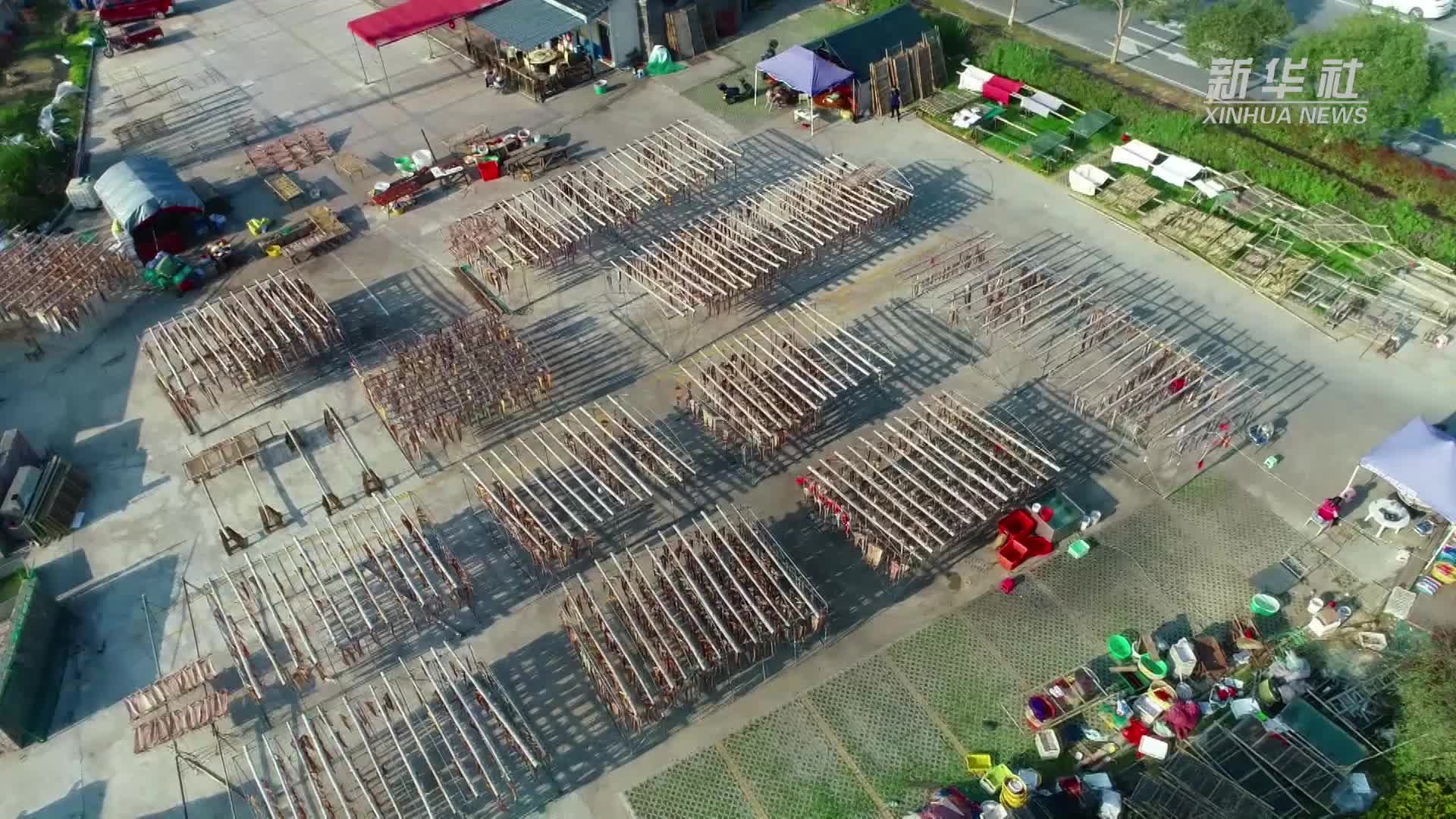 浙江温州：鱼鲞飘香 冬日里的海岛味道