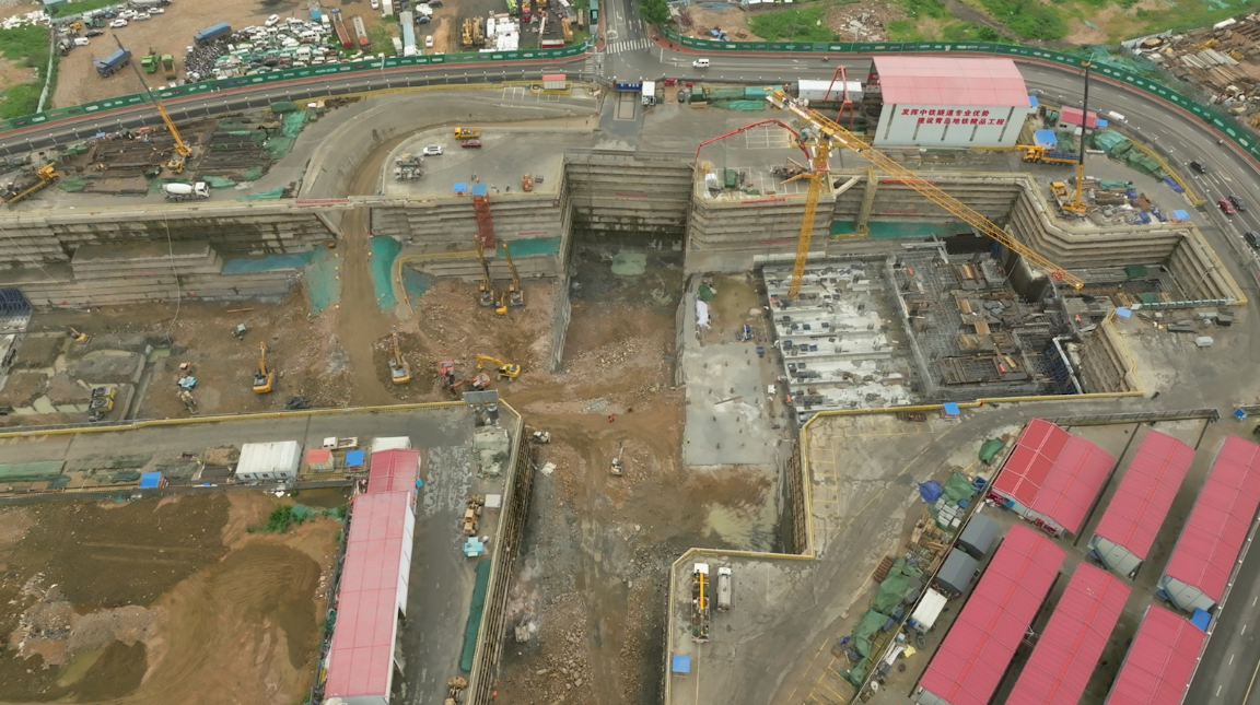 青岛在建最大地铁车站进入主体施工 8号线闫家山车站取得重大进展