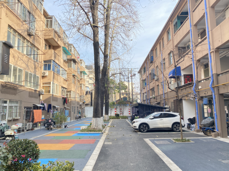 小区内部改造后