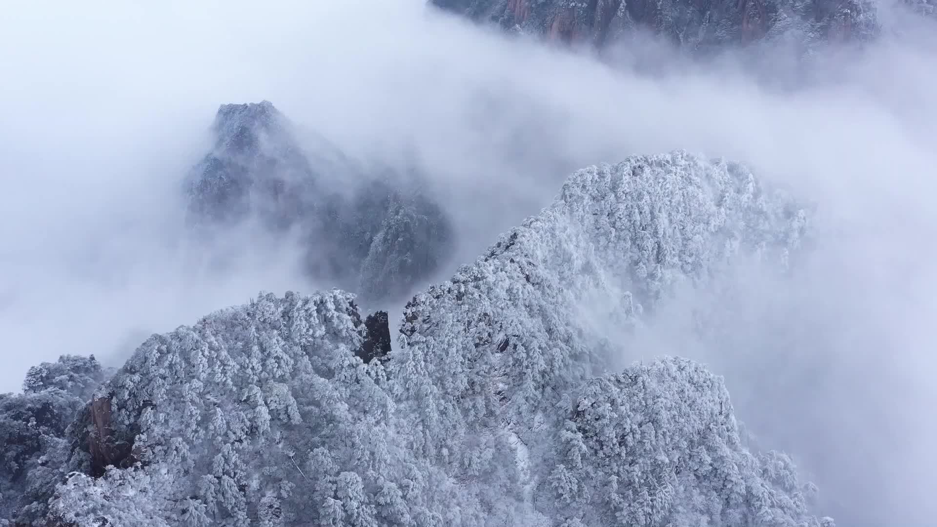 「色彩里的中国」黄山冬景_凤凰网视频_凤凰网