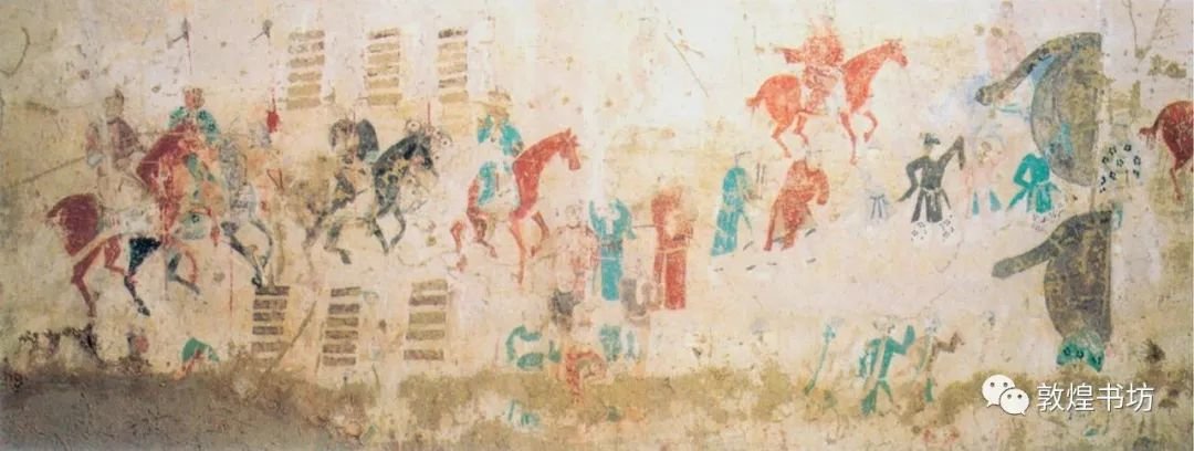 莫高窟第100窟 曹议金出行图（部分） 五代